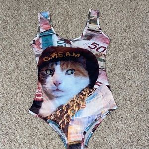 Cat body suit size Small
